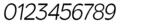 GS Haritsa Light Italic Condensed Font OTHER CHARS