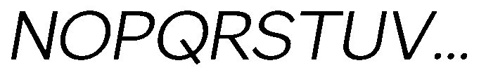 GS Haritsa Light Italic Font UPPERCASE