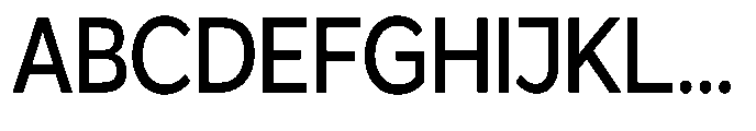 GS Haritsa Medium Condensed Font UPPERCASE