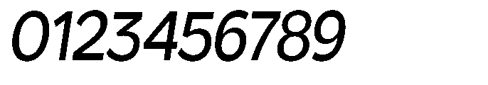 GS Haritsa Medium Italic Condensed Font OTHER CHARS