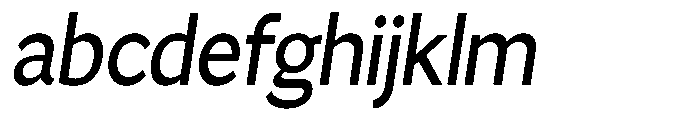 GS Haritsa Medium Italic Condensed FONT