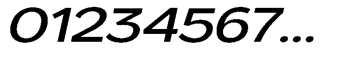 GS Haritsa Medium Italic Expanded Font OTHER CHARS