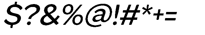 GS Haritsa Medium Italic Font OTHER CHARS