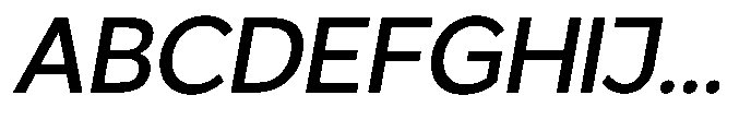 GS Haritsa Medium Italic Font UPPERCASE