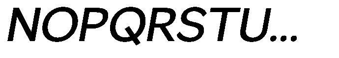 GS Haritsa Medium Italic Font UPPERCASE