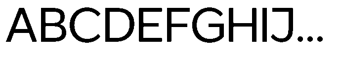 GS Haritsa Regular Font UPPERCASE