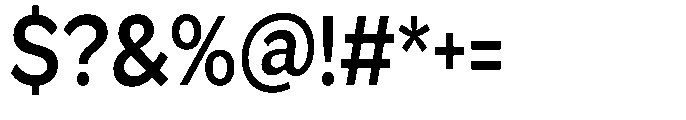 GS Haritsa Semi Bold Condensed Font OTHER CHARS