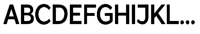 GS Haritsa Semi Bold Condensed Font UPPERCASE