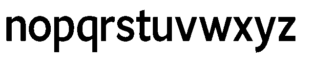 GS Haritsa Semi Bold Condensed Font LOWERCASE