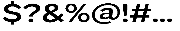 GS Haritsa Semi Bold Expanded Font OTHER CHARS