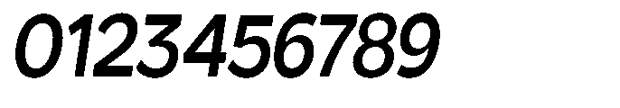 GS Haritsa Semi Bold Italic Condensed Font OTHER CHARS