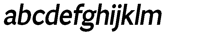 GS Haritsa Semi Bold Italic Condensed FONT