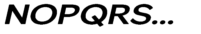 GS Haritsa Semi Bold Italic Expanded Font UPPERCASE