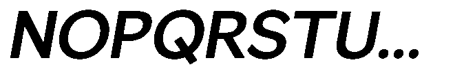 GS Haritsa Semi Bold Italic Font UPPERCASE