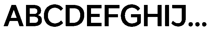 GS Haritsa Semi Bold Font UPPERCASE