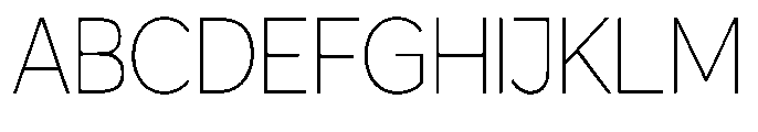 GS Haritsa Thin Condensed Font UPPERCASE