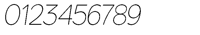 GS Haritsa Thin Italic Condensed Font OTHER CHARS
