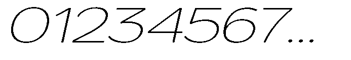 GS Haritsa Thin Italic Expanded Font OTHER CHARS
