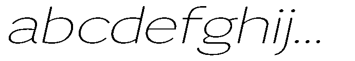GS Haritsa Thin Italic Expanded FONT