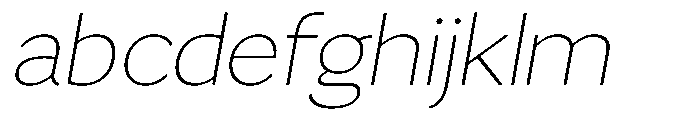 GS Haritsa Thin Italic FONT