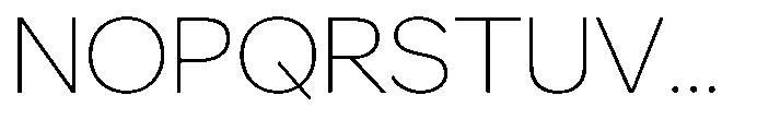 GS Haritsa Thin Font UPPERCASE