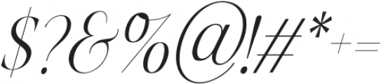 GTEAPAC-Italic otf (400) Font OTHER CHARS