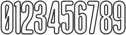 GTS ROCKET RUMBLE OUTLINE Condensed otf (400) Font OTHER CHARS