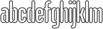 GTS ROCKET RUMBLE OUTLINE Condensed otf (400) FONT