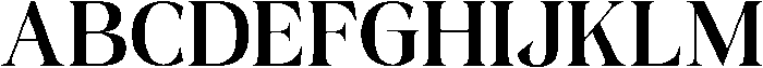 Gts Calira Regular otf (400) Font UPPERCASE
