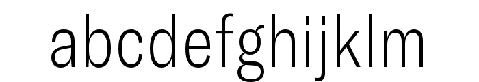 GT America Condensed Thin Font LOWERCASE