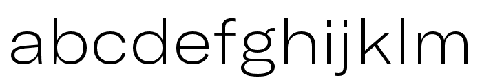 GT America Extended Thin Font LOWERCASE