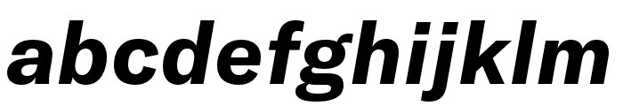 GT America Standard Bold Italic Font LOWERCASE