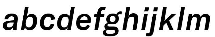 GT America Standard Medium Italic Font LOWERCASE