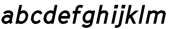 GT Cinetype Bold Italic Font LOWERCASE