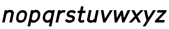 GT Cinetype Bold Italic Font LOWERCASE