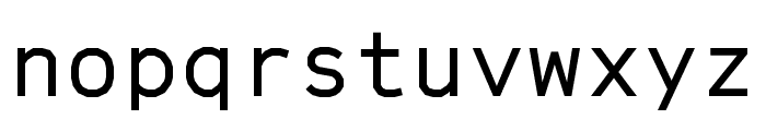 GT Cinetype Mono Font LOWERCASE