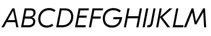 GT Eesti Display Light Italic Font UPPERCASE