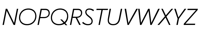 GT Eesti Display Thin Italic Font UPPERCASE