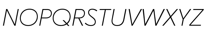 GT Eesti Display Ultra Light Italic Font UPPERCASE