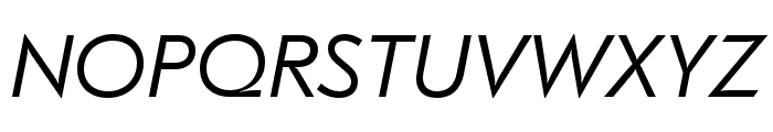 GT Eesti Text Light Italic Font UPPERCASE