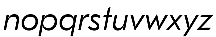 GT Eesti Text Light Italic Font LOWERCASE