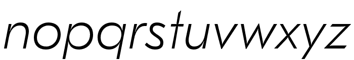 GT Eesti Text Thin Italic Font LOWERCASE