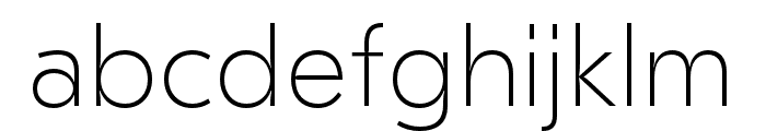 GT Eesti Text Ultra Light Font LOWERCASE