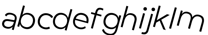 GT Haptik Light Rotalic Font LOWERCASE