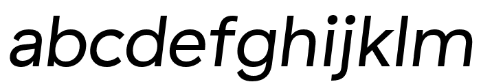 GT Haptik Regular Oblique Font LOWERCASE