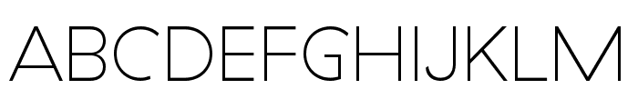 GT Haptik Thin Font UPPERCASE