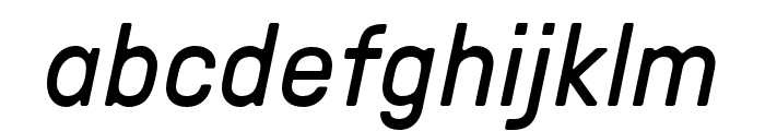 GT Pressura Regular Italic Font LOWERCASE