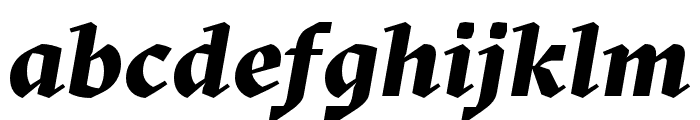 GT Sectra Black Italic Font LOWERCASE