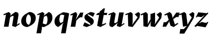 GT Sectra Black Italic Font LOWERCASE