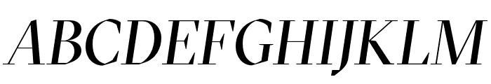 GT Sectra Display Regular Italic Font UPPERCASE